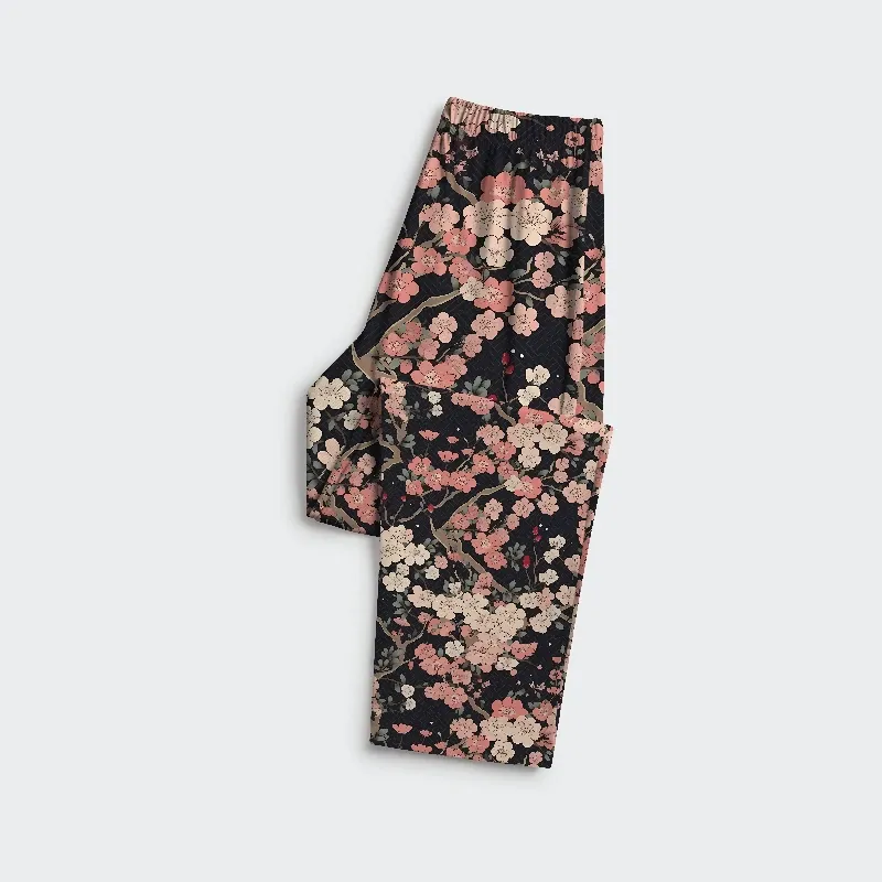 Tokyo-Tiger Blooming Sakura Family Pajama Sets