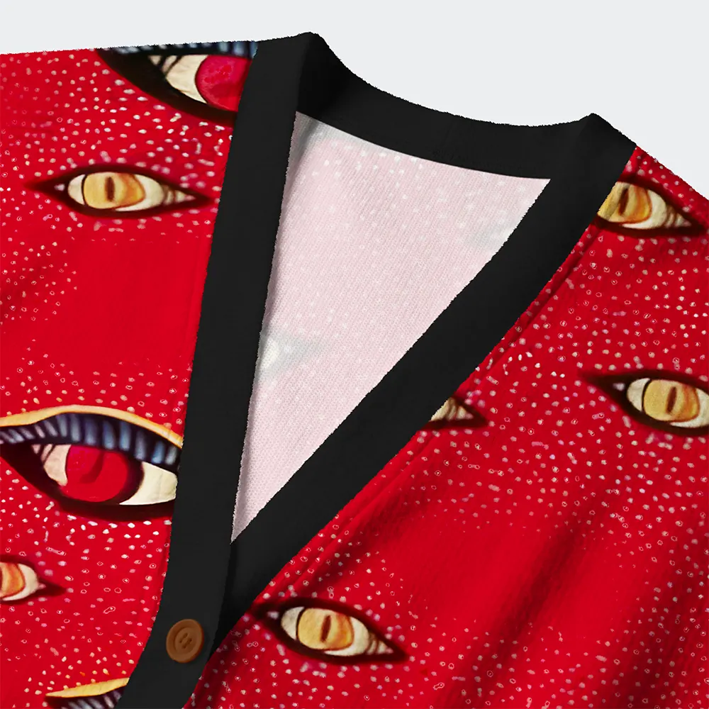 Tokyo-Tiger Mysterious Cat Ugly Cardigan Sweater