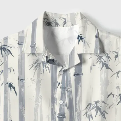 Tokyo-Tiger Capybara Japanese Samurai Cuban Collar Shirt