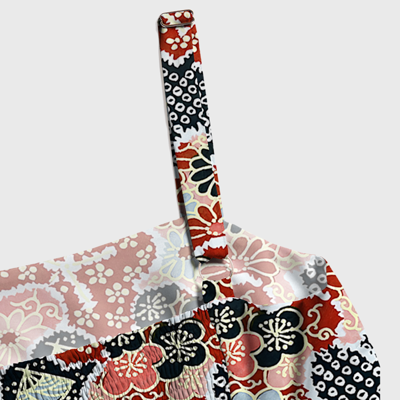 Tokyo-Tiger Floral Symphony Maxi Dress