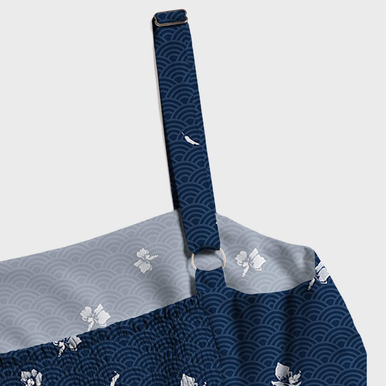 Tokyo-Tiger Falling Petals Maxi Dress