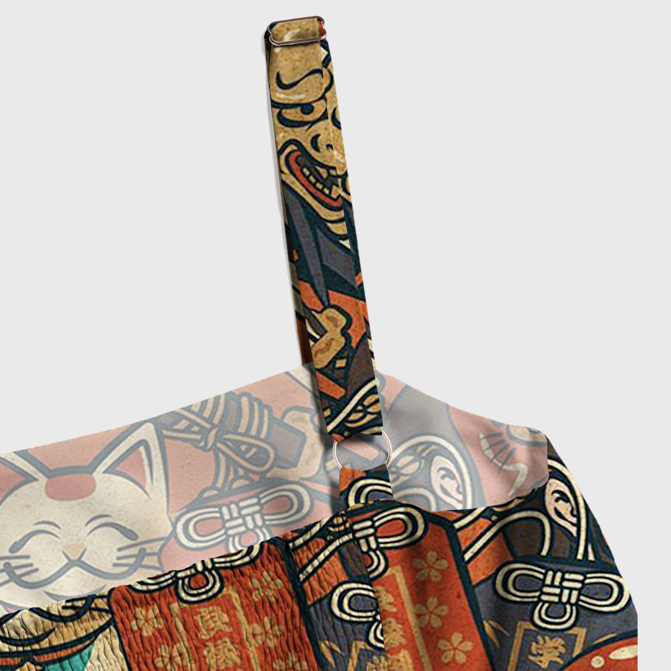 Tokyo-Tiger Japanese Traditional Elements Maxi Dress