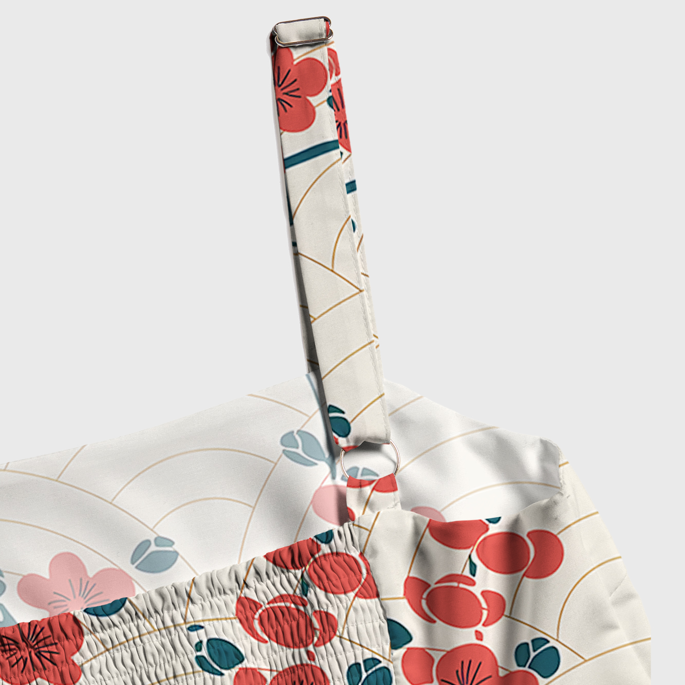 Tokyo-Tiger Blossom Wave Maxi Dress
