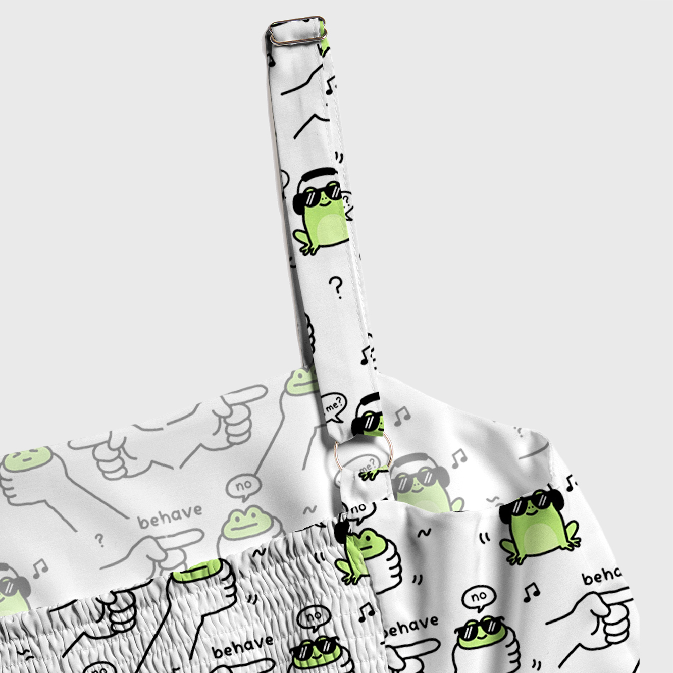 Tokyo-Tiger Japanese Dishonest Frog Maxi Dress
