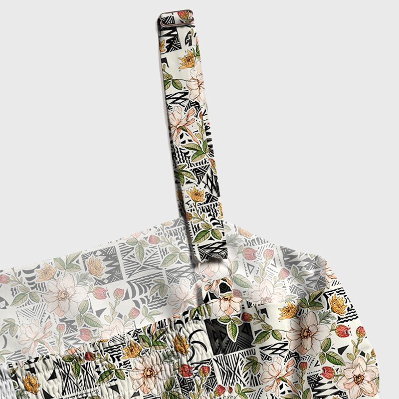 Tokyo-Tiger Tropical Floral Delight Maxi Dress