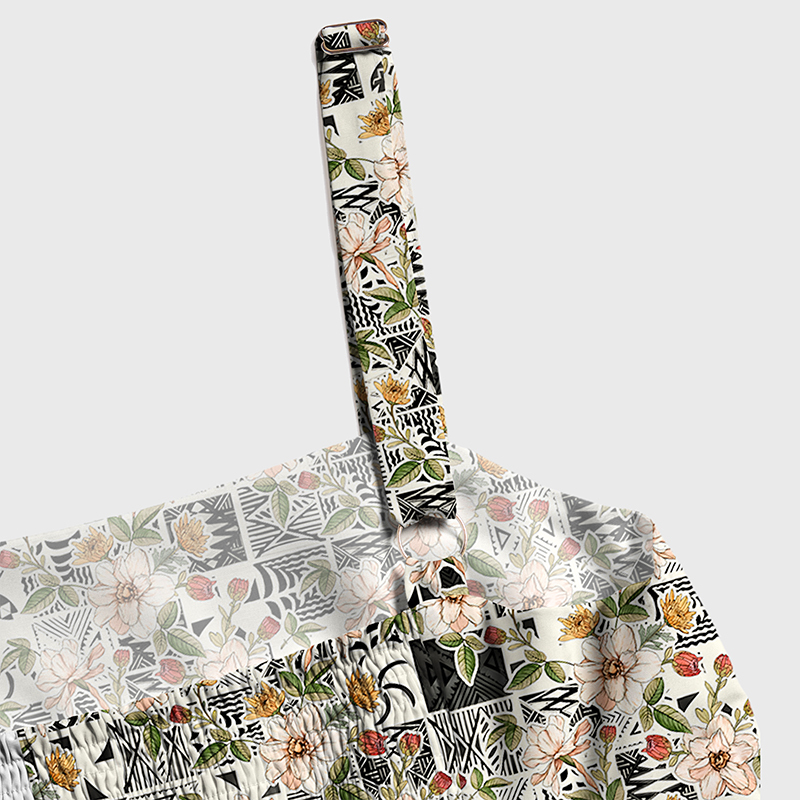 Tokyo-Tiger Tropical Floral Delight Maxi Dress