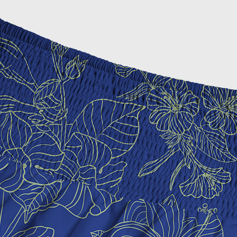 Tokyo-Tiger The Artistic Beauty Of Flowers Maxi Skirt