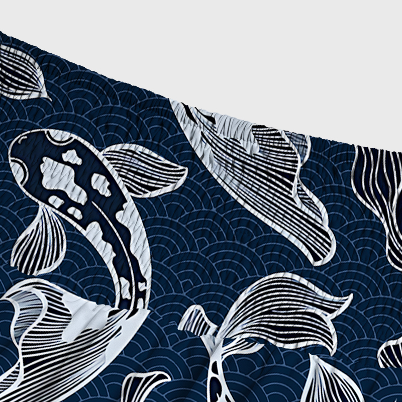 Tokyo-Tiger Japanese Koi Maxi Skirt