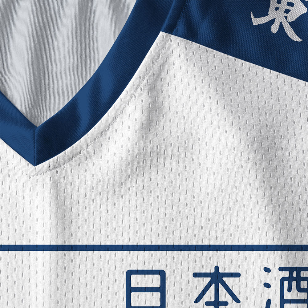 Tokyo-Tiger Tokyo Octopus Sushi Paneled Long Sleeve Jersey