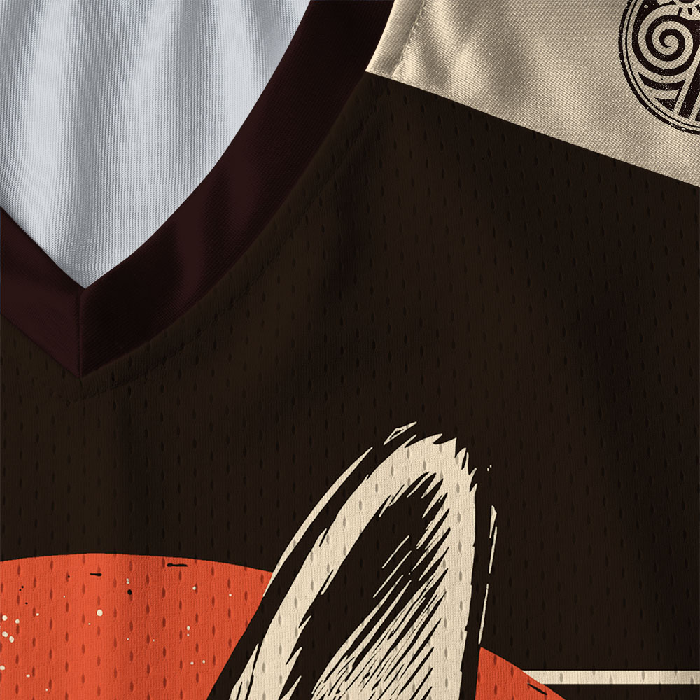 Tokyo-Tiger Rabbit Japanese Samurai Paneled Long Sleeve Jersey