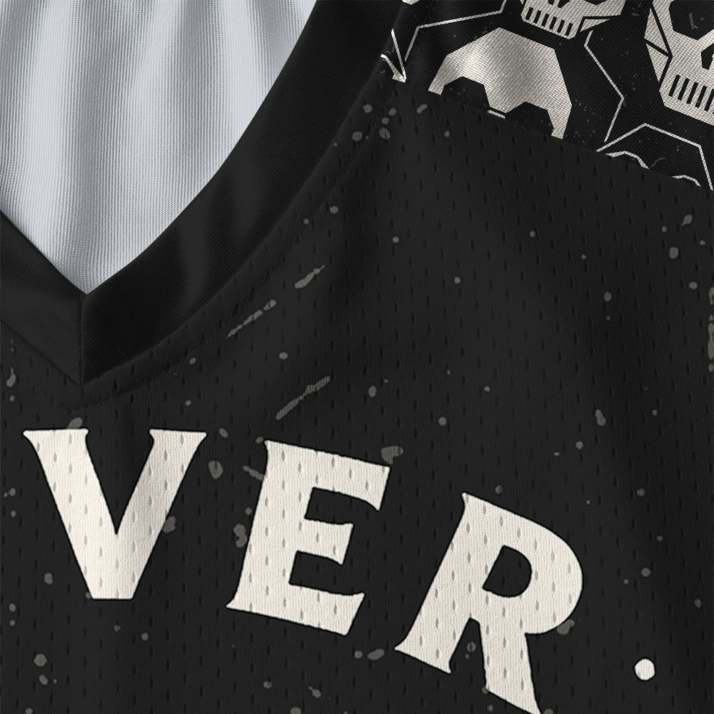 Tokyo-Tiger Never Better Skull Paneled Long Sleeve Jersey