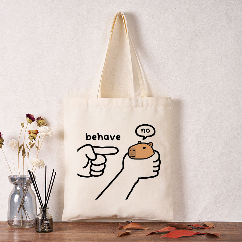 Tokyo-Tiger Dishonest Capybara Tote Bag