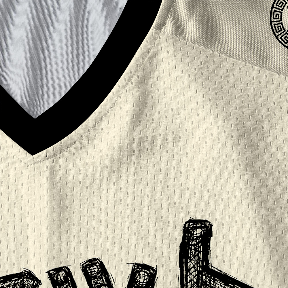 Tokyo-Tiger Minimalist Cat Paneled Long Sleeve Jersey