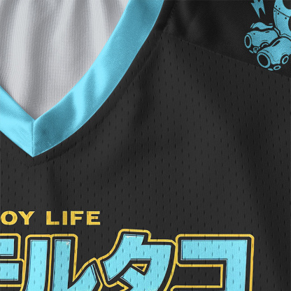 Tokyo-Tiger Cocktail Octopus Mecha Paneled Long Sleeve Jersey
