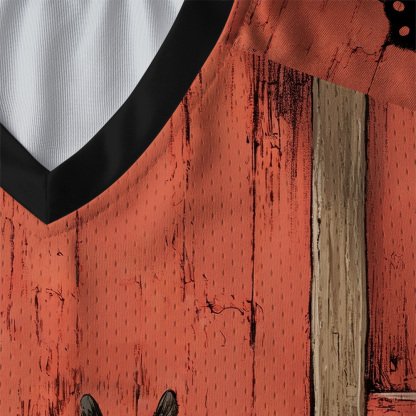 Tokyo-Tiger Five Cats Waiting For Dinner Paneled Long Sleeve Jersey