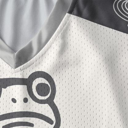 Tokyo-Tiger Weird Frog Funny Meme Chaos Edition Paneled Long Sleeve Jersey