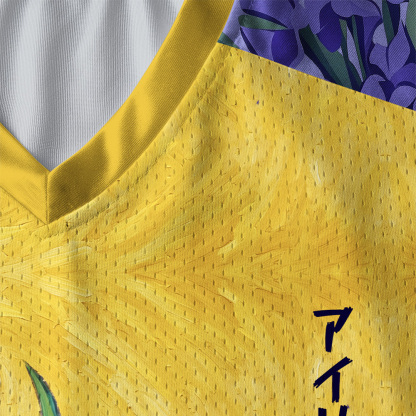 Tokyo-Tiger Iris Cat Paneled Long Sleeve Jersey
