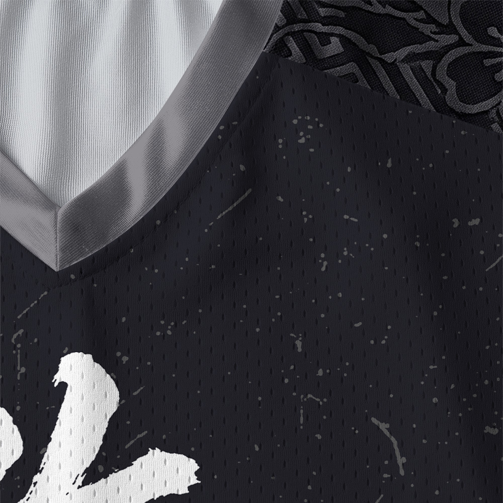 Tokyo-Tiger Continuous Improvement Kanji Paneled Long Sleeve Jersey