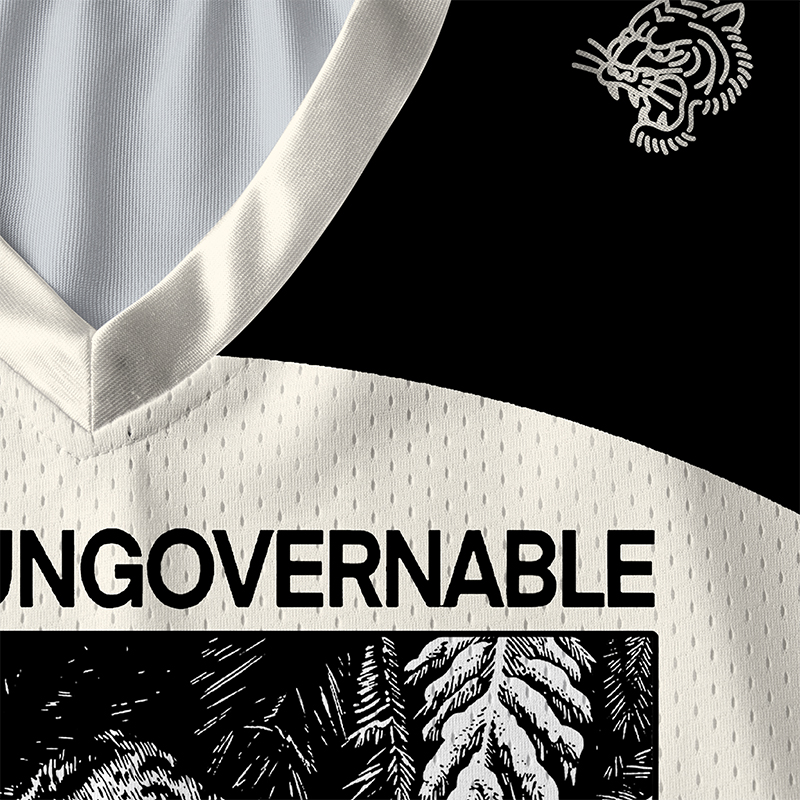 Tokyo-Tiger Sword Tiger Funny Meme Paneled Long Sleeve Jersey