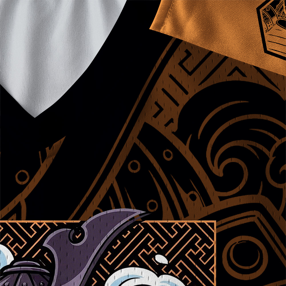 Tokyo-Tiger Samurai Koi Paneled Long Sleeve Jersey