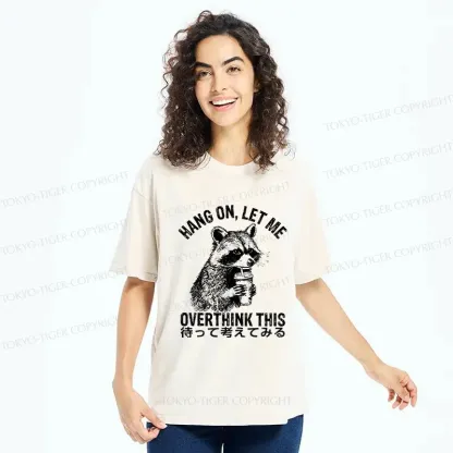 Tokyo-Tiger Overthink Raccoon Washed T-Shirt