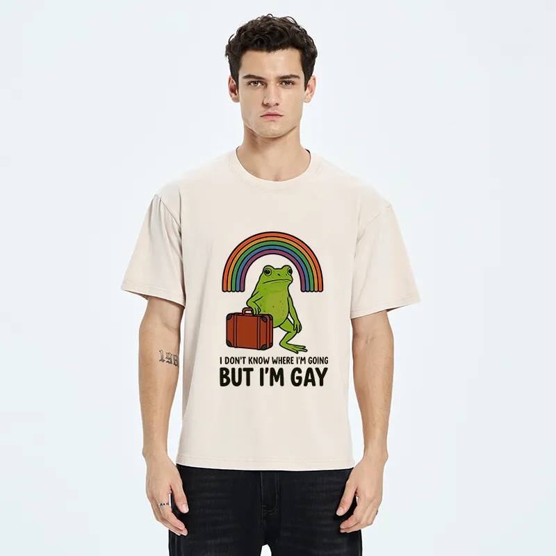 Tokyo-Tiger I Dont Know Frog Washed T-Shirt