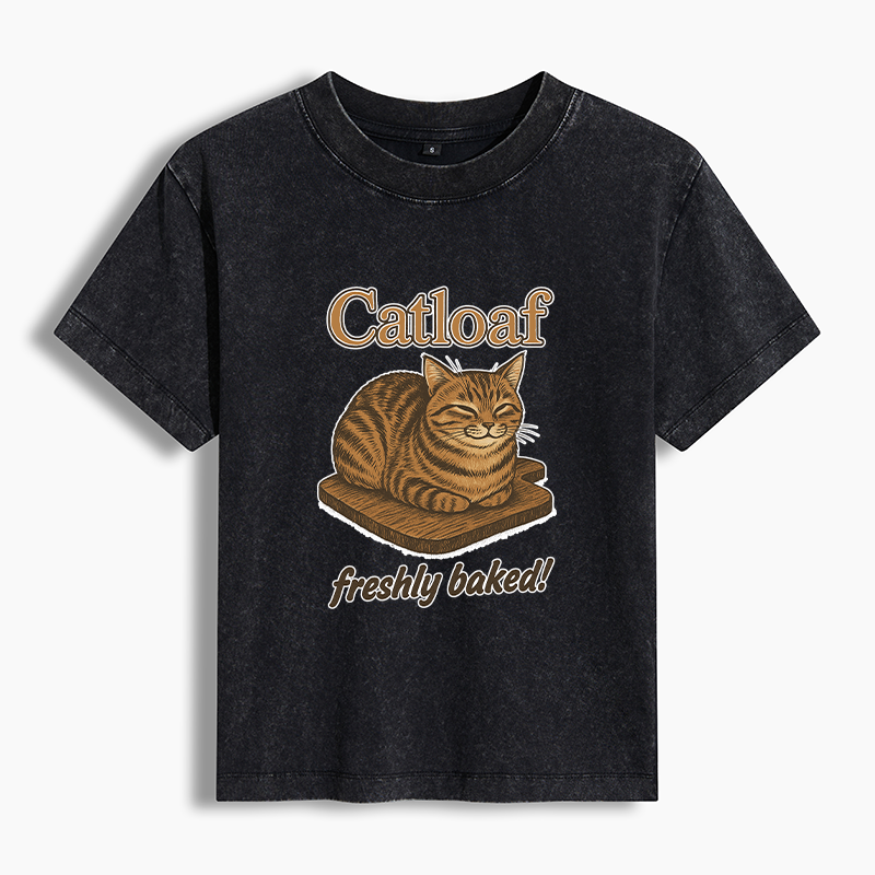 Tokyo-Tiger Japan Catloaf Women's Washed T-shirt