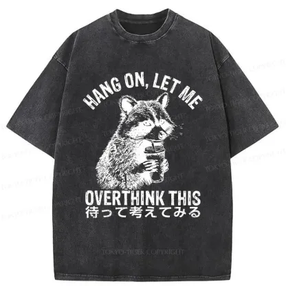 Tokyo-Tiger Overthink Raccoon Washed T-Shirt
