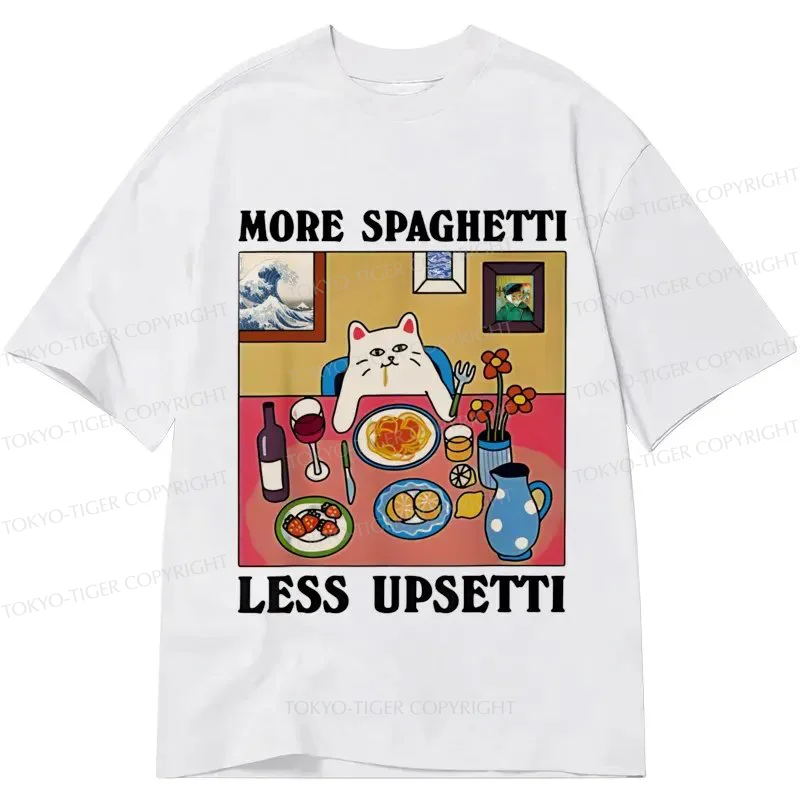 Tokyo-Tiger More Spaghetti Less Upsetti Classic T-Shirt