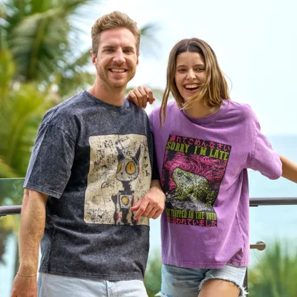 Tokyo-Tiger Frogs Trapped In The Void Washed T-Shirt