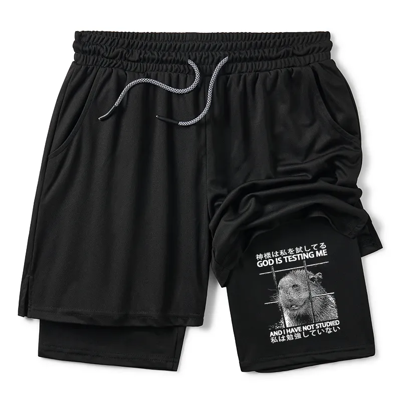 Tokyo-Tiger God Is Testing Me Training Shorts Sale