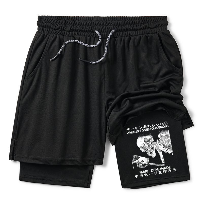 Tokyo-Tiger Make Demonade Funny Training Shorts