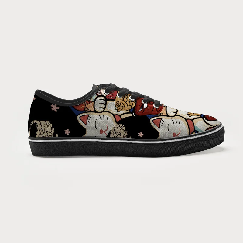 Tokyo-Tiger Traditional Japanese Elements Canvas Shoes