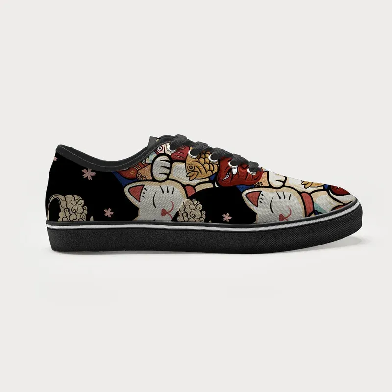 Tokyo-Tiger Traditional Japanese Elements Canvas Shoes