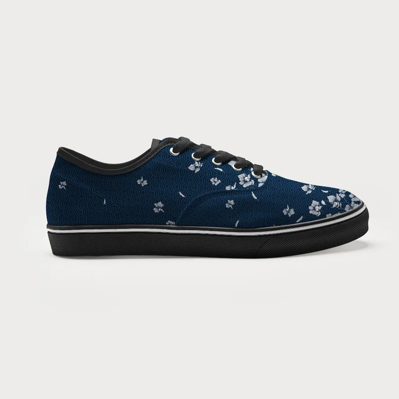 Tokyo-Tiger Falling Petals Canvas Shoes