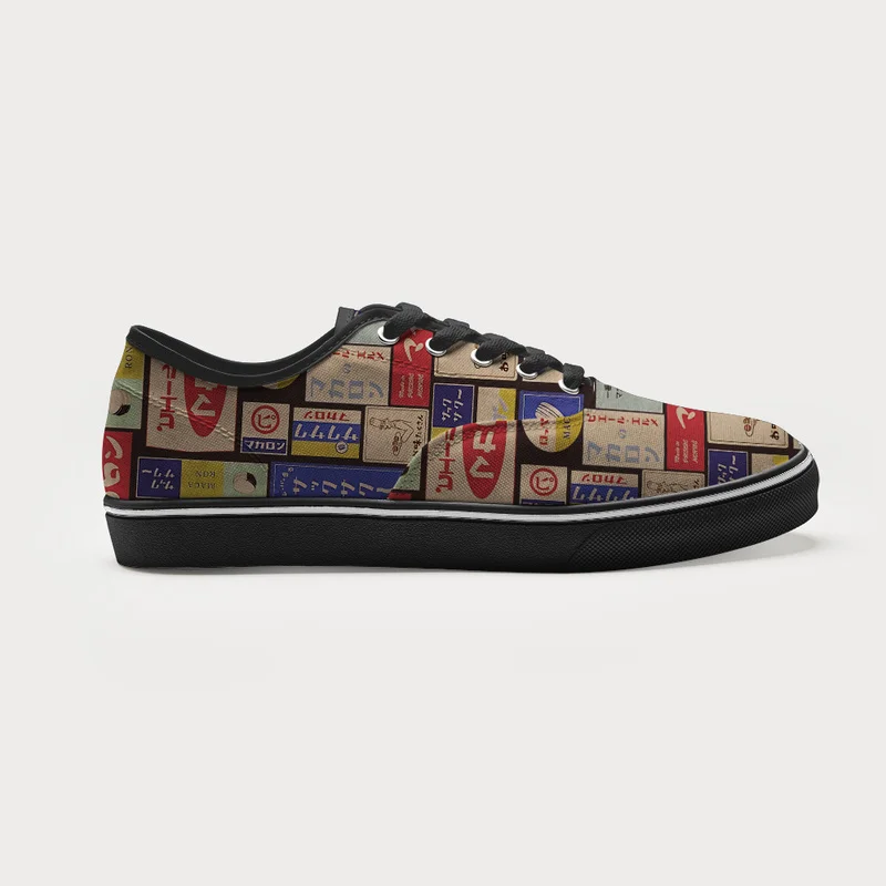 Tokyo-Tiger Gourmet Guide Canvas Shoes
