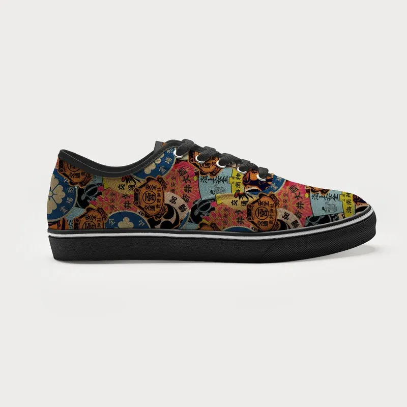 Tokyo-Tiger Japanese Amulet Canvas Shoes
