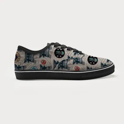 Tokyo-Tiger Traditional Japanese Amulets Canvas Shoes
