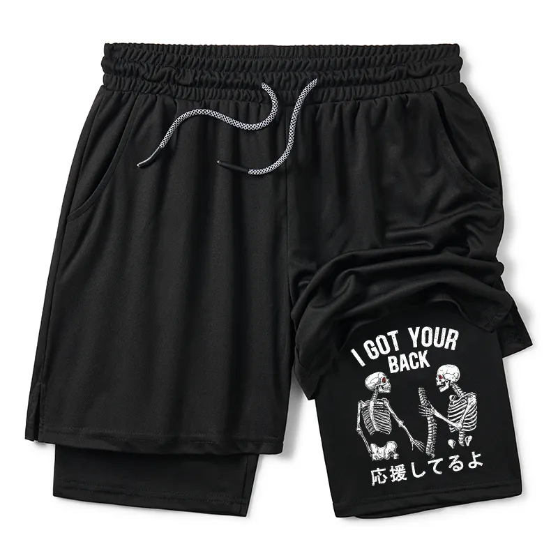 Tokyo-Tiger Funny I Got Your Back Training Shorts Sale
