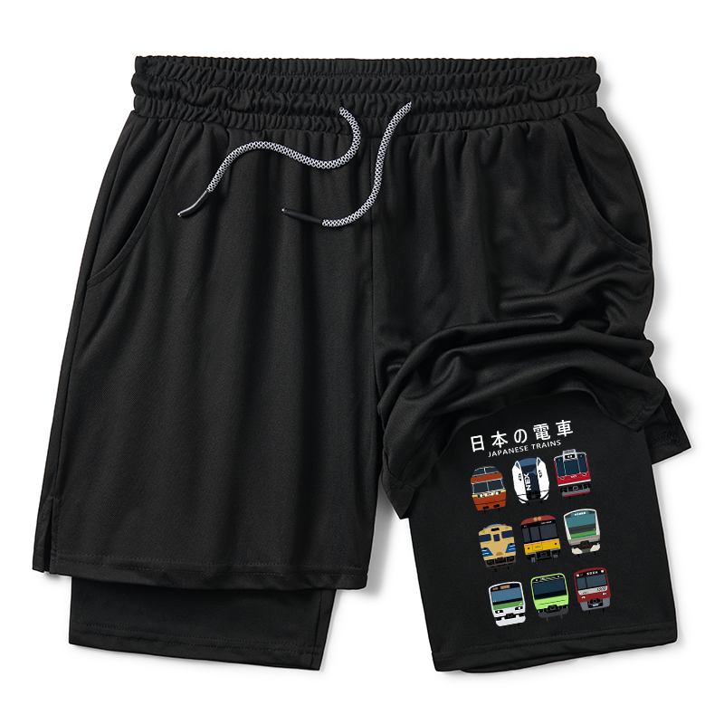Tokyo-Tiger Japanese Train Collection Training Shorts