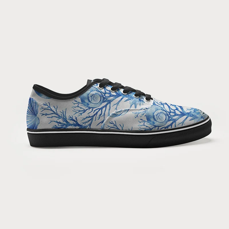 Tokyo-Tiger Shell And Coral Canvas Shoes