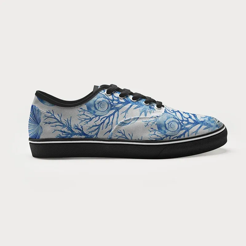 Tokyo-Tiger Shell And Coral Canvas Shoes