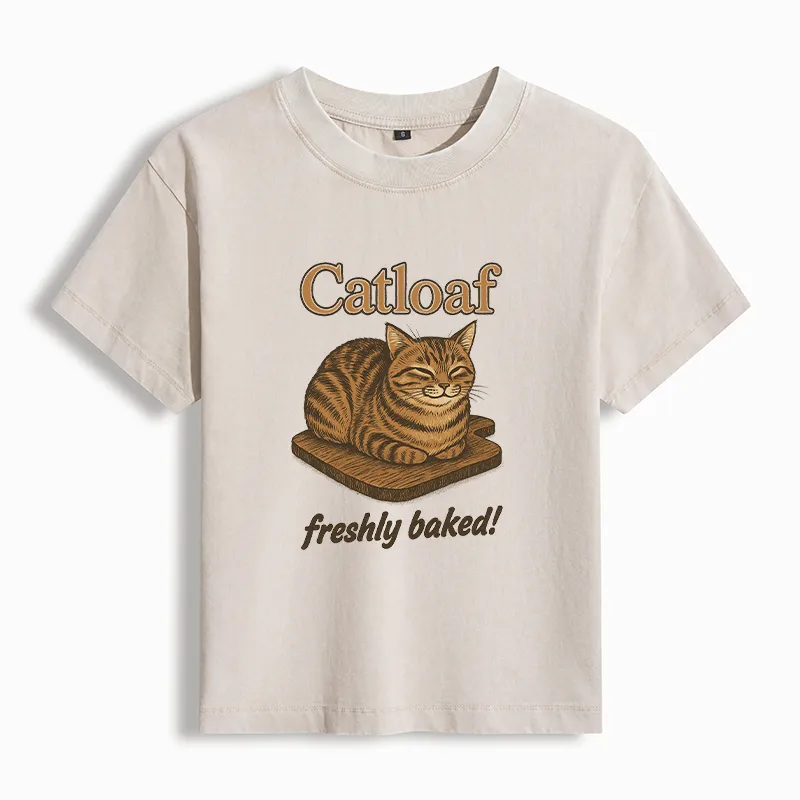 Tokyo-Tiger Japan Catloaf Women's Washed T-shirt
