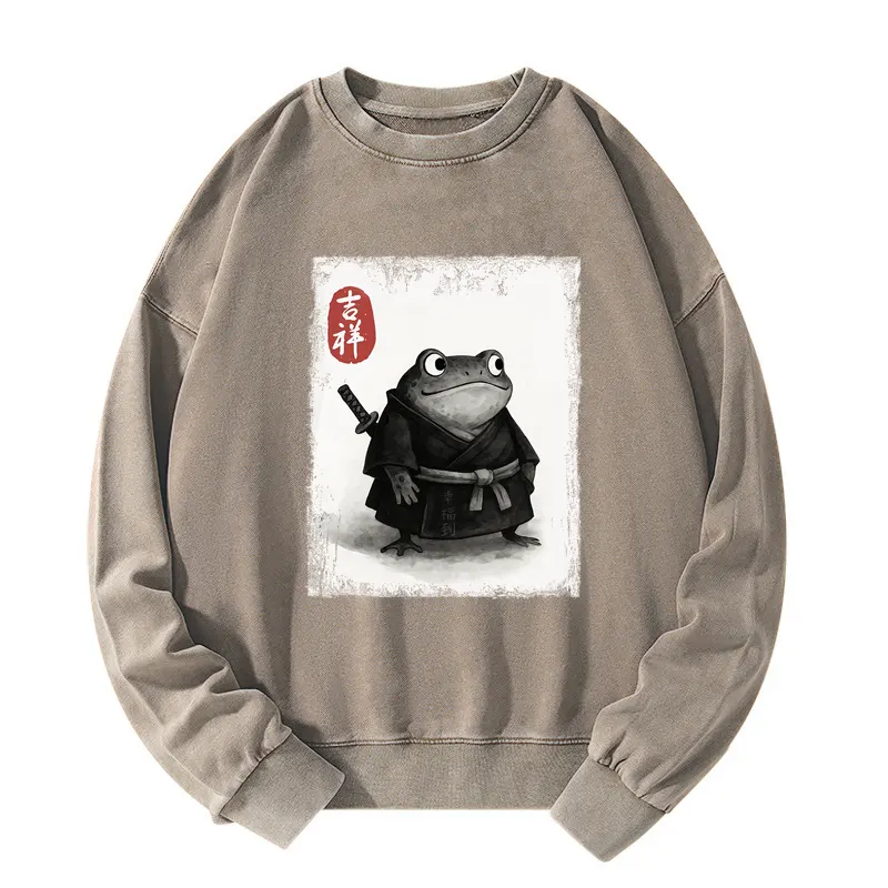 Tokyo-Tiger Blade of the Frog: A Samurai's Tale Washed Sweatshirt