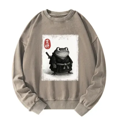 Tokyo-Tiger Blade of the Frog: A Samurai's Tale Washed Sweatshirt