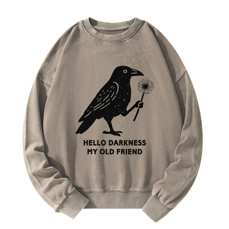 Tokyo-Tiger My Old Friend The Crow Washed Sweatshirt