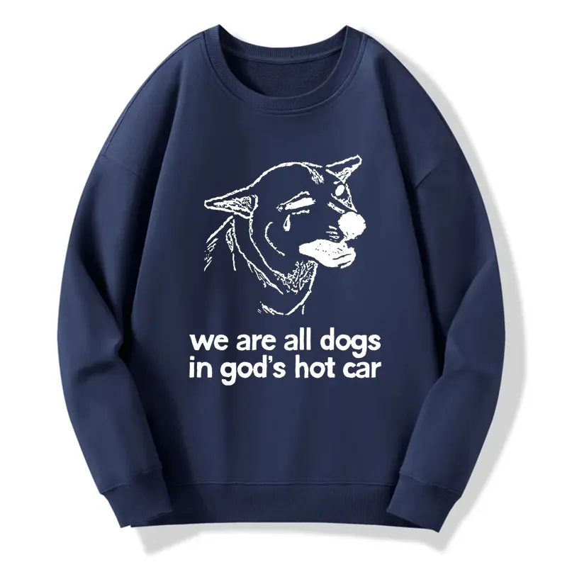 Tokyo-Tiger Sad Dog Funny Classic Sweatshirt