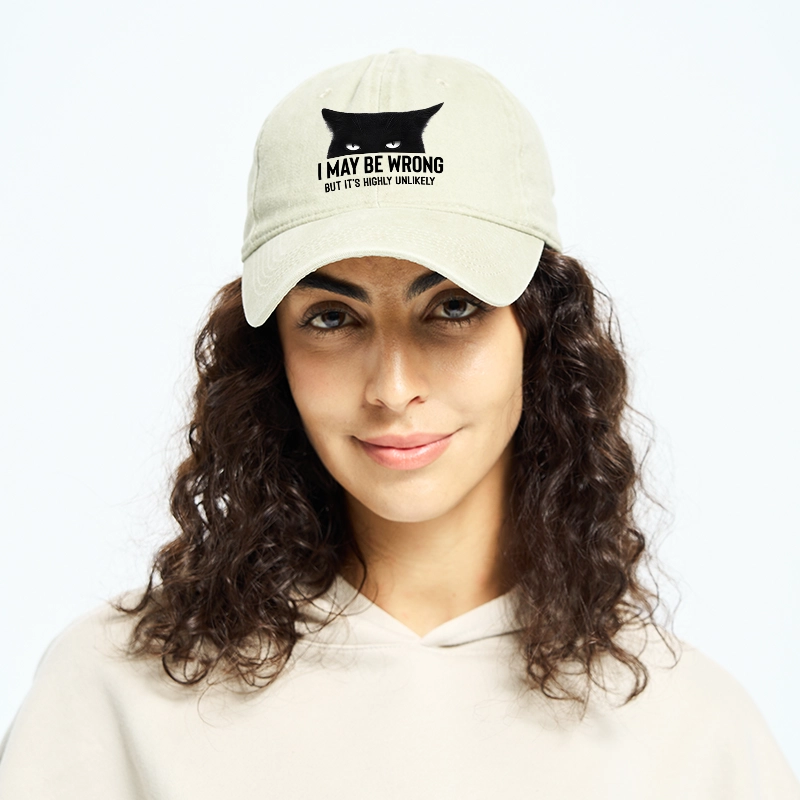 Tokyo-Tiger Cat Can Do No Wrong Washed Cap