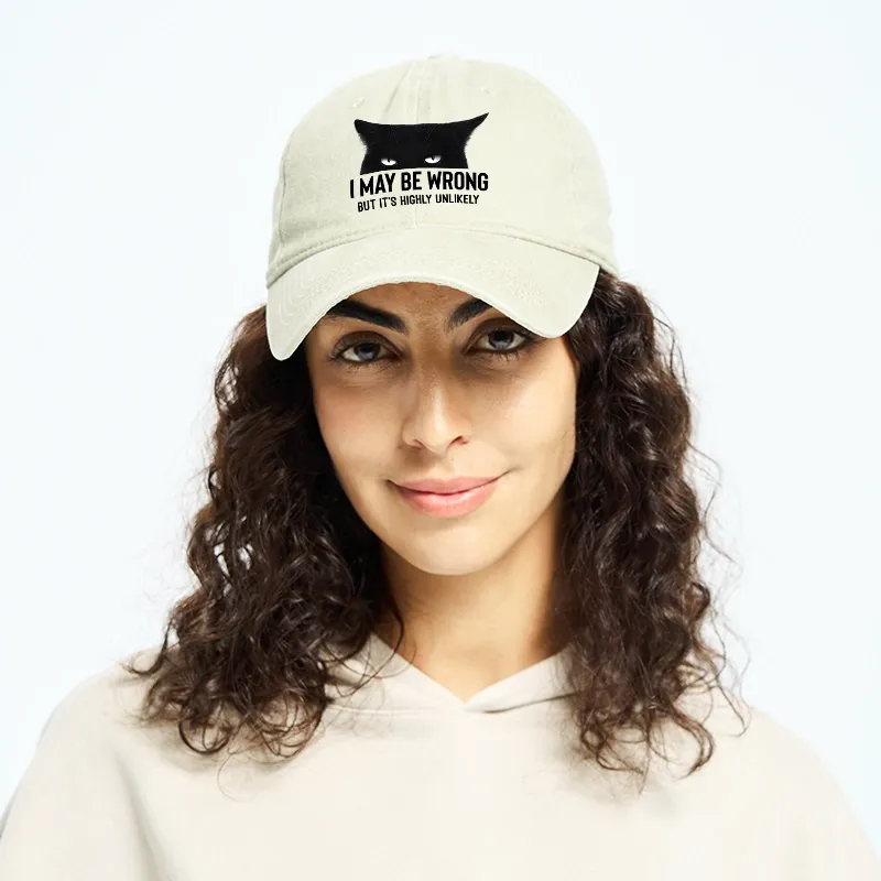 Tokyo-Tiger Cat Can Do No Wrong Washed Cap
