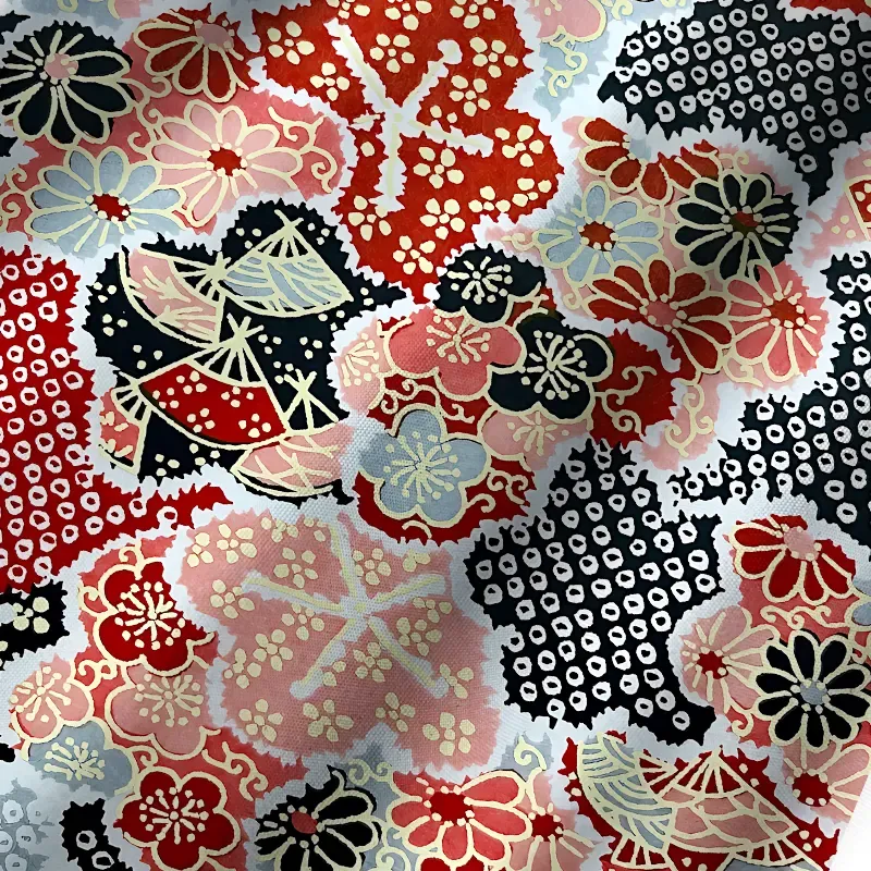 Tokyo-Tiger Floral Symphony Cuban Collar Shirt